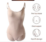 Women's One Piece Shapewear with Thin Straps