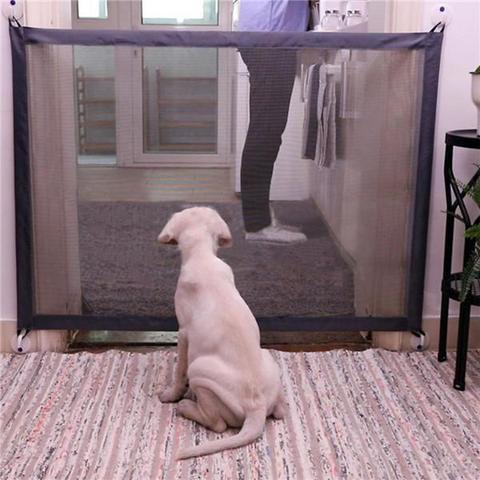Portable Folding Pet Safety Barrier For Dogs And Cats
