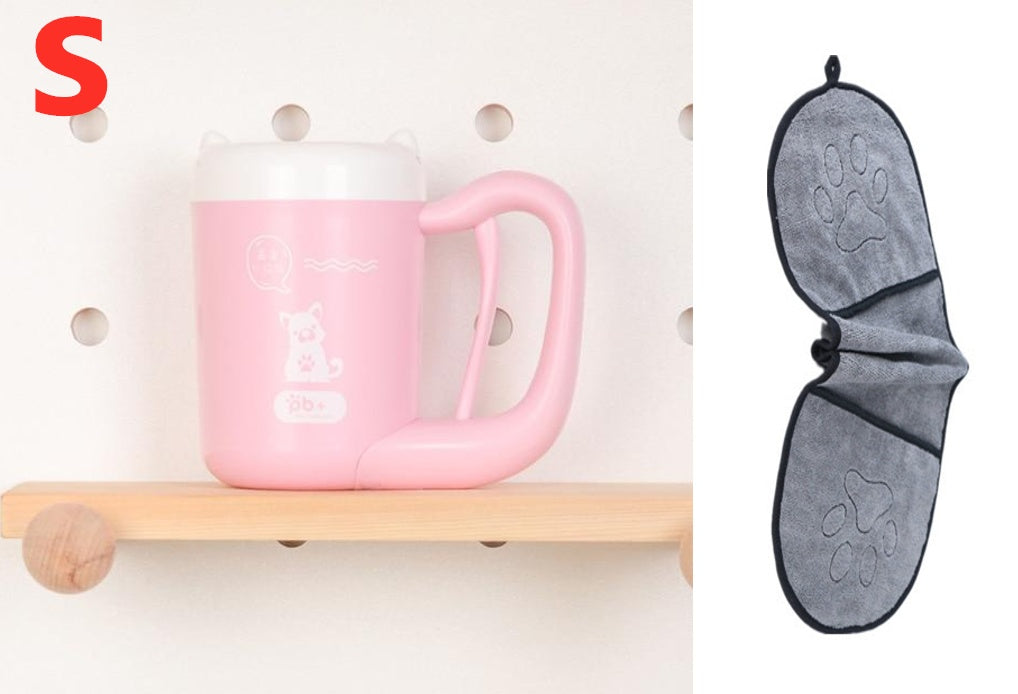 Silicone Pet Paw Washer Cup For Quick Cleaning