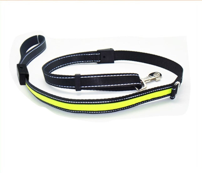 Fluorescent Dog Collar For Nighttime Visibility