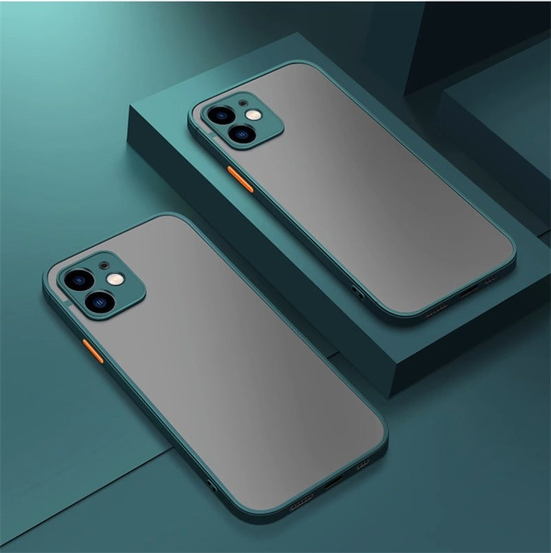 Acrylic Frosted Anti?Drop Phone Case With Fine Hole Design
