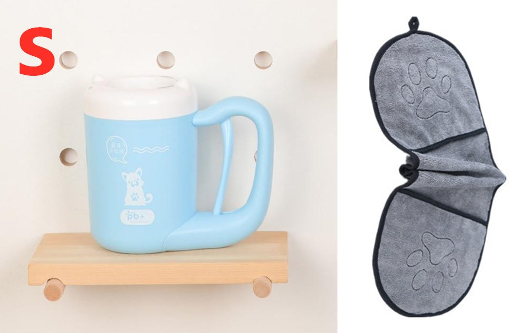 Silicone Pet Paw Washer Cup For Quick Cleaning