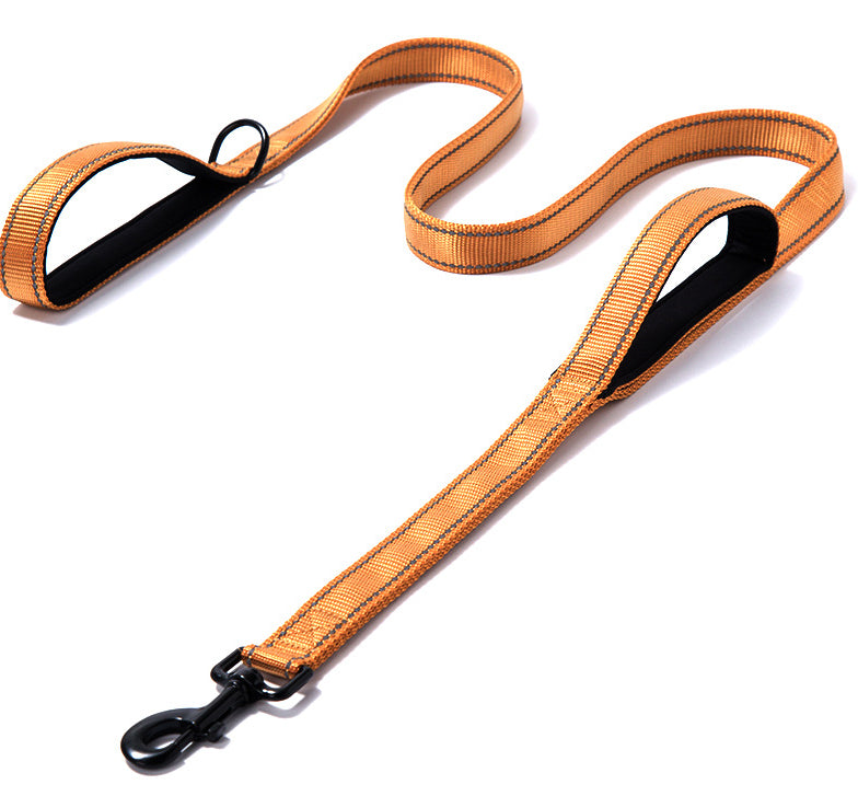 Double Handle Dog Leash For Extra Control And Safety