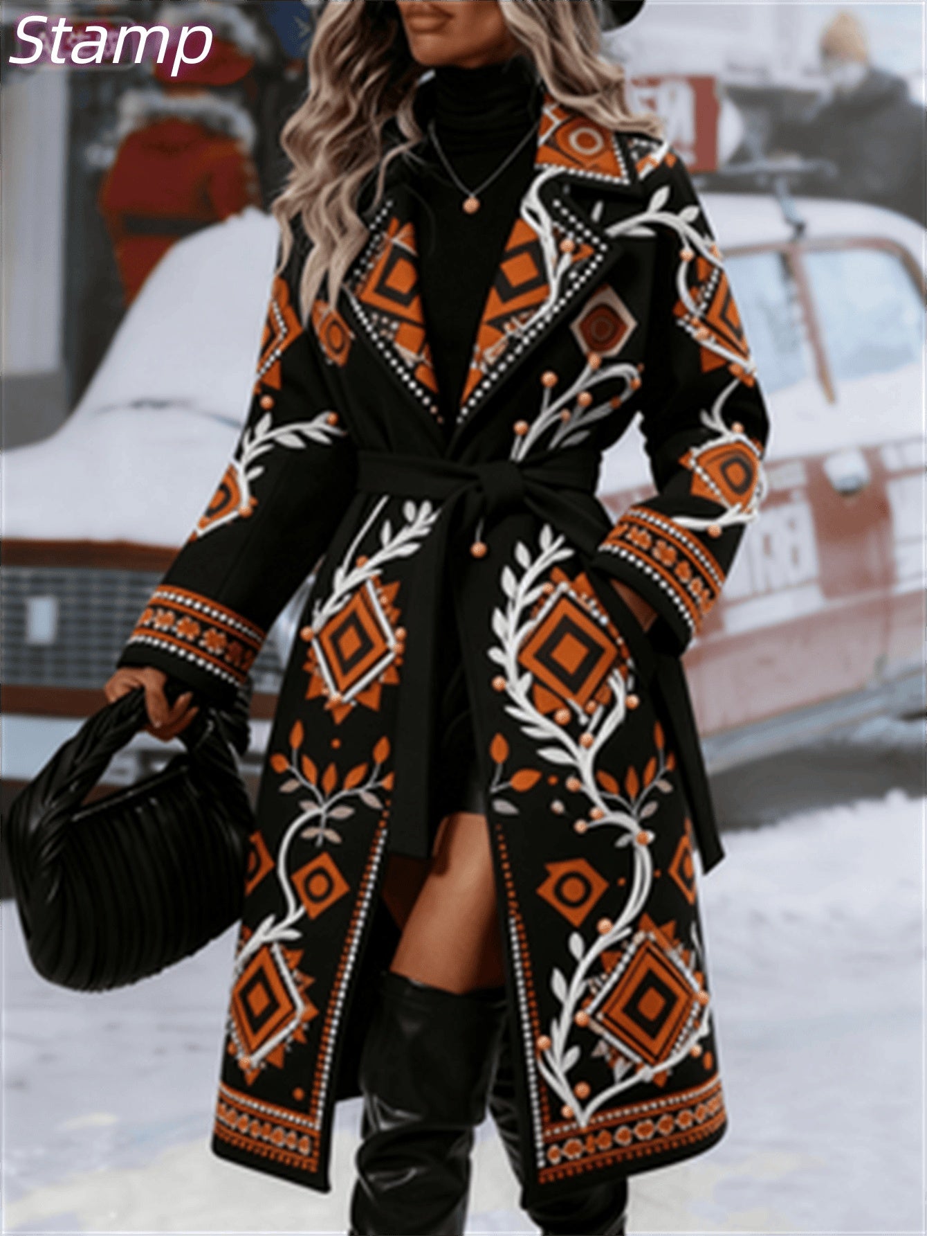 Fashionable Casual Long Coat