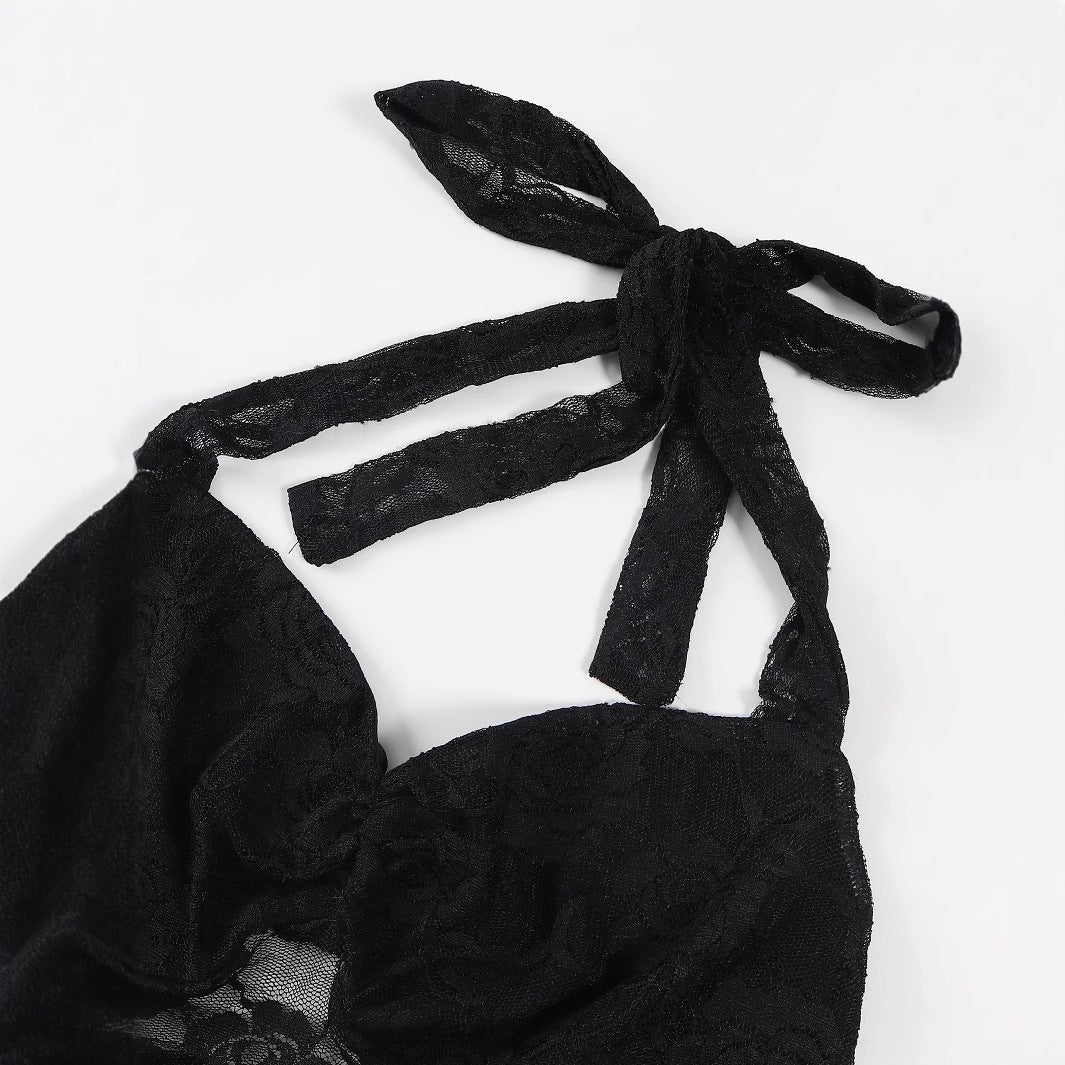 Hollow Women's Lace Suspender Sexy And Cute