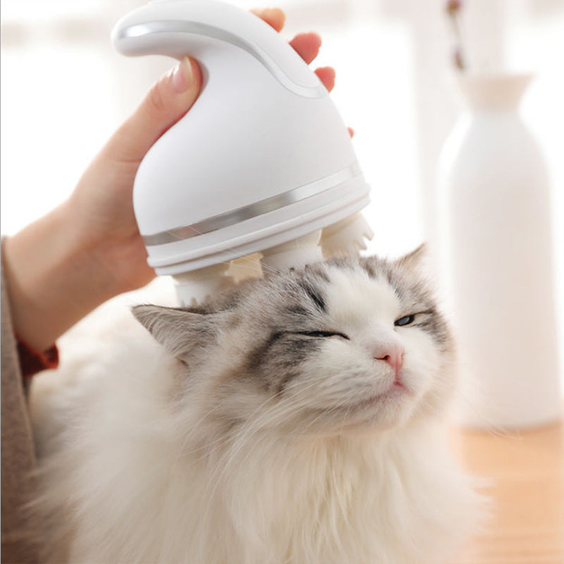 Electric Pet Head Massager For Relaxation And Comfort
