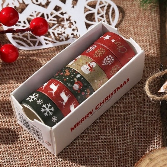 Christmas Themed Washi Tape and Christmas Gift Wrapping Tape