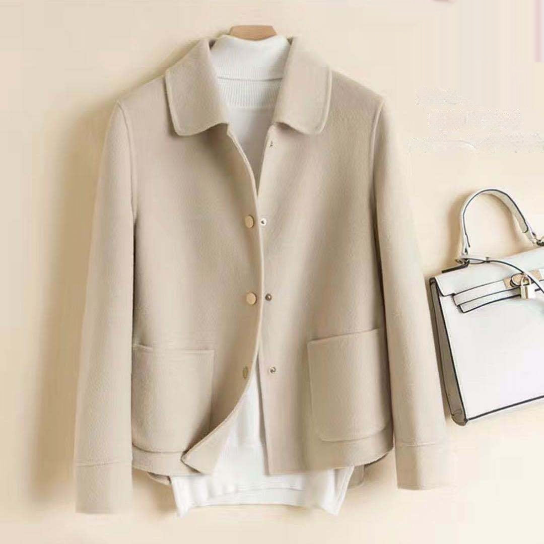 Double-sided Wool Coat For Petite Women