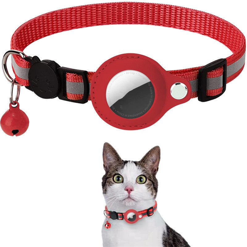 Reflective Waterproof Pet Collar With AirTag Holder Case