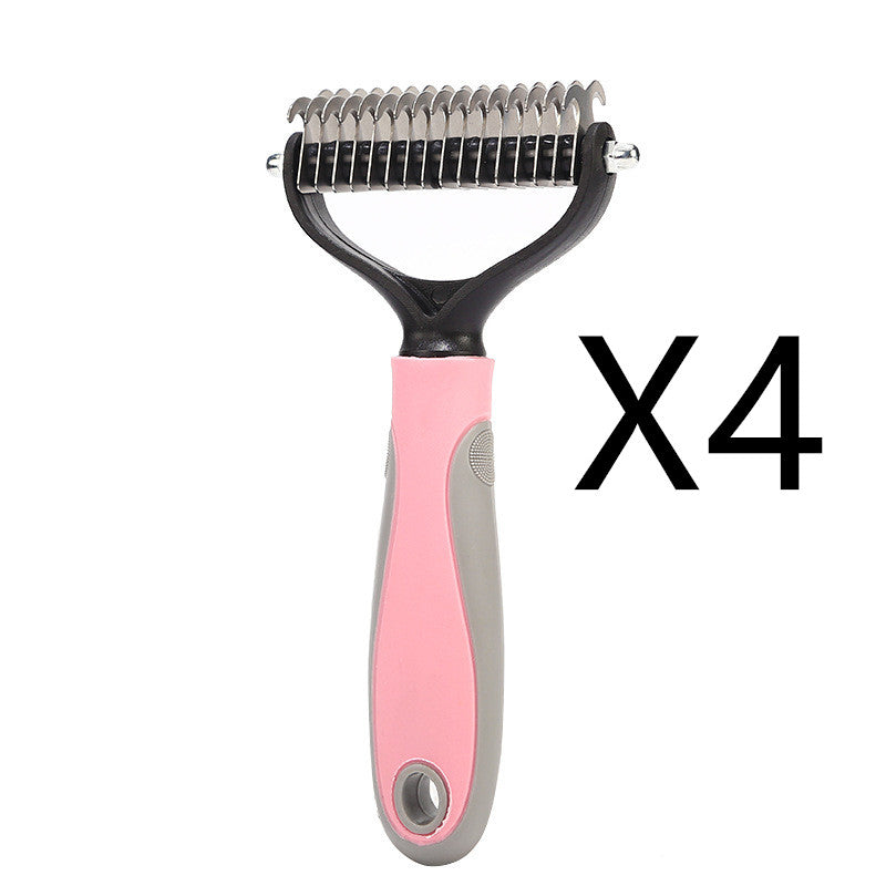 Double Sided Stainless Steel Pet Brush For Grooming
