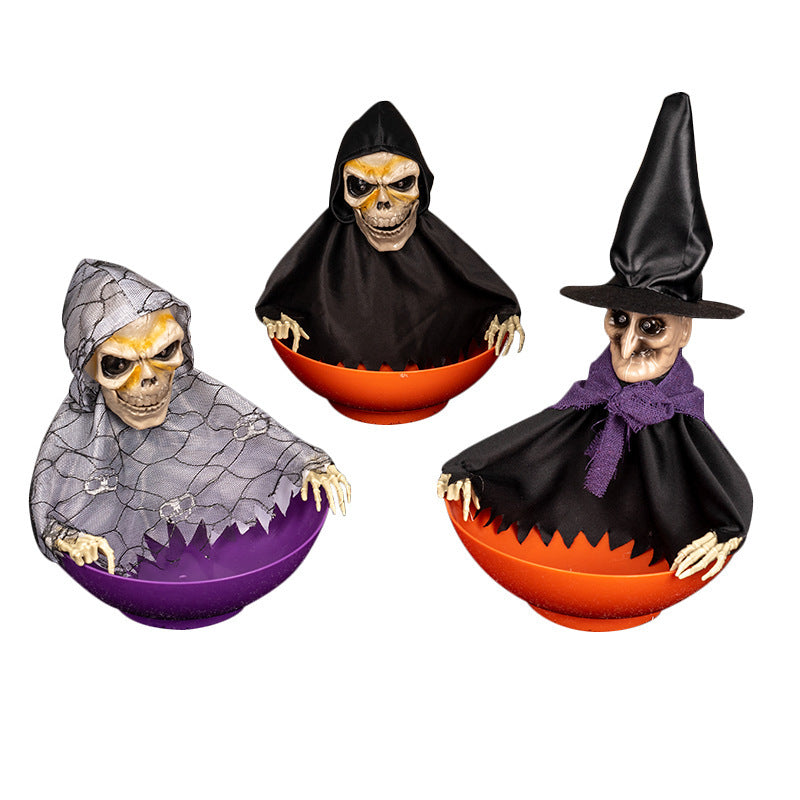 Halloween Ghoul Trick or Treat Bowl met bedekking