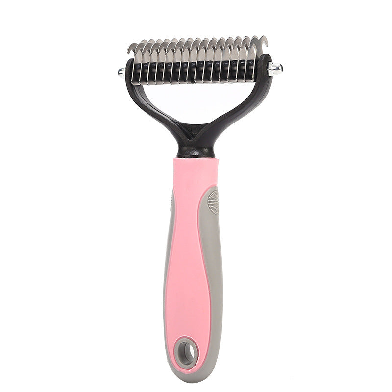 Double Sided Stainless Steel Pet Brush For Grooming