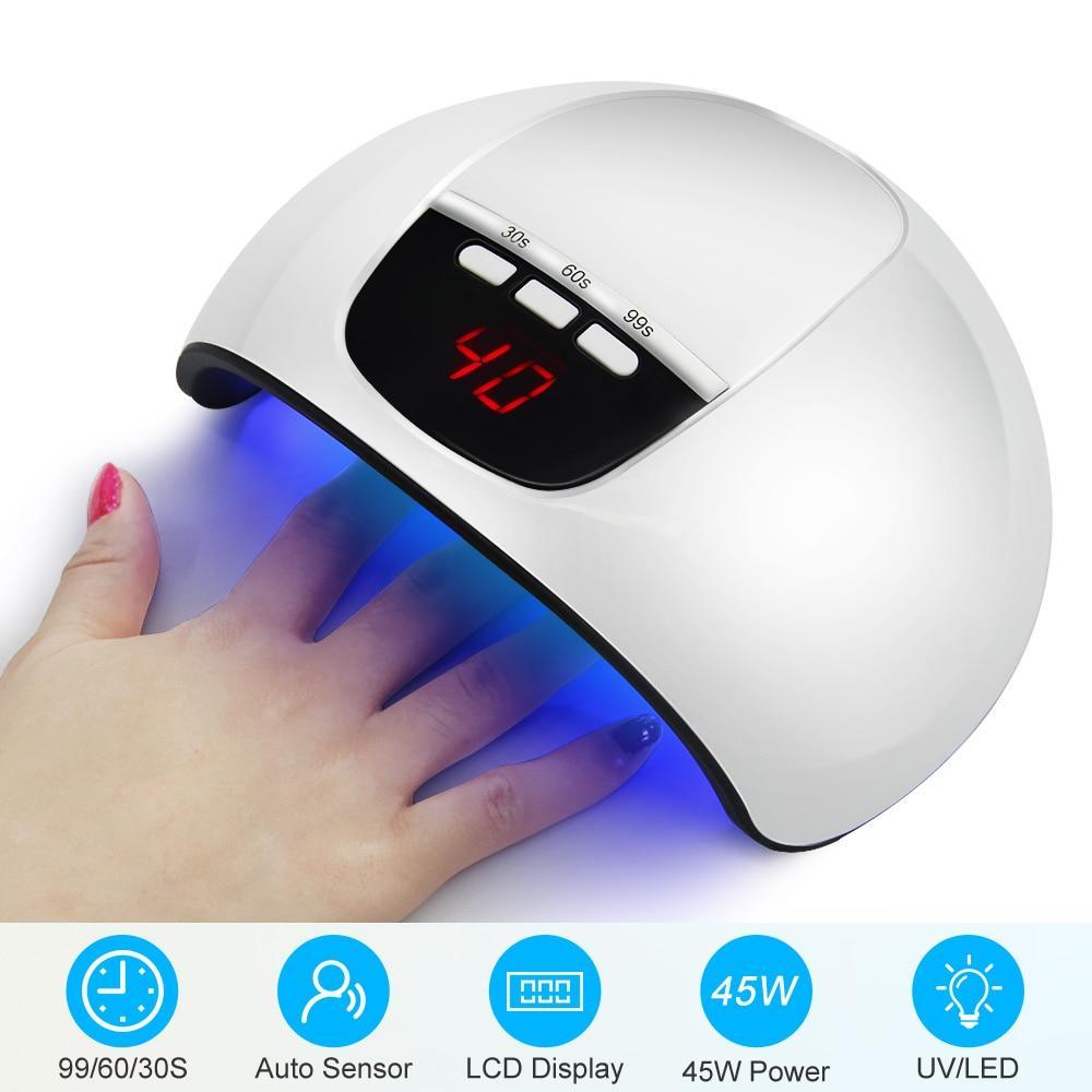 Adjustable Nail Polish Dryer with Timer and Intensity Settings-Theone Apparel
