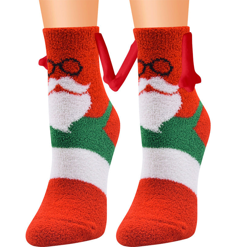 Adorable 3D Soft Fleece Crew Socks with Penguin Designs-Figure 10-Theone Apparel