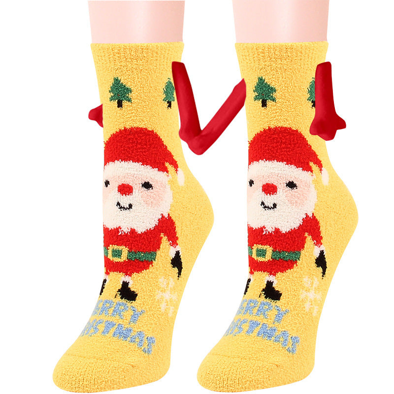 Adorable 3D Soft Fleece Crew Socks with Penguin Designs-Figure 29-Theone Apparel