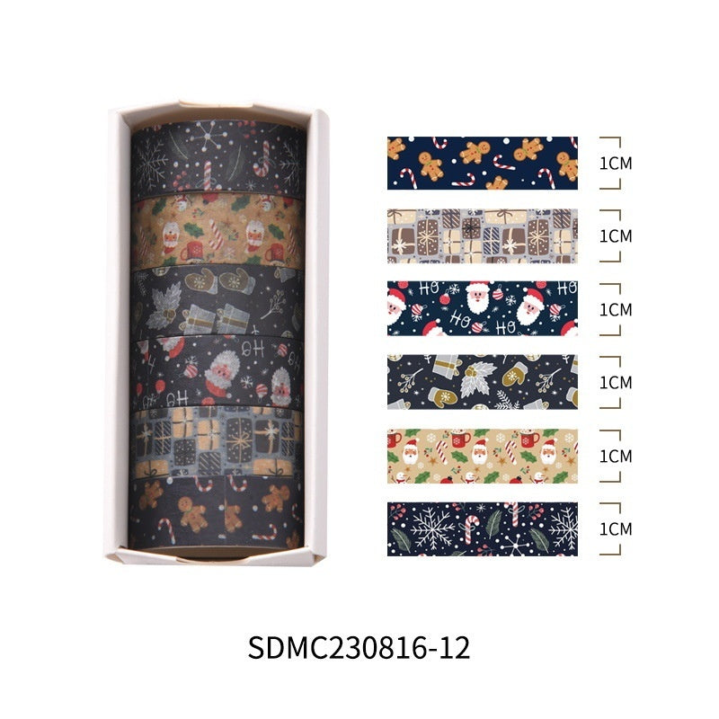 Christmas Themed Washi Tape and Christmas Gift Wrapping Tape-Style 4-Theone Apparel