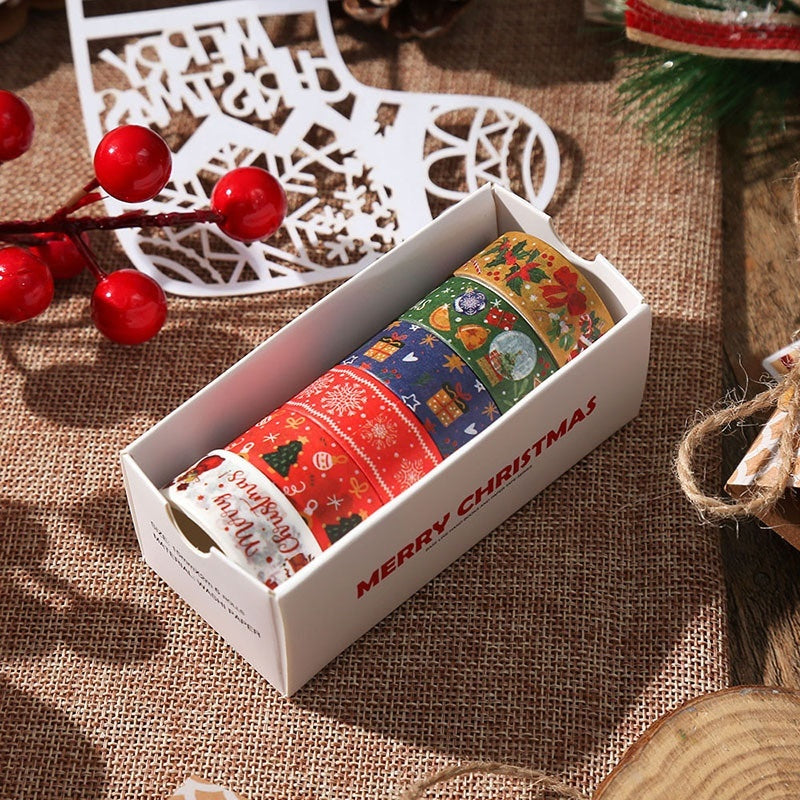 Christmas Themed Washi Tape and Christmas Gift Wrapping Tape-Style 8-Theone Apparel