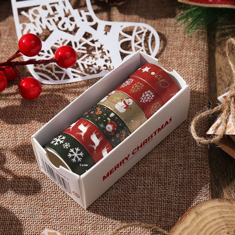 Christmas Themed Washi Tape and Christmas Gift Wrapping Tape-Style 9-Theone Apparel