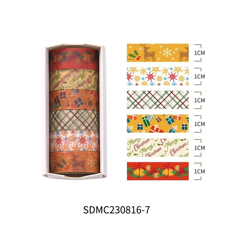 Christmas Themed Washi Tape and Christmas Gift Wrapping Tape-Style 10-Theone Apparel