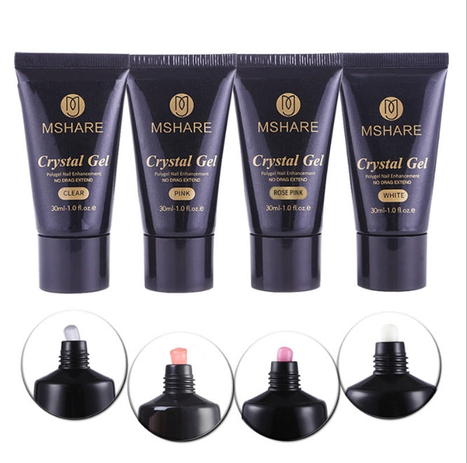 Crystal Gel Nail Building Poly Solution or At Home Manicures-Theone Apparel