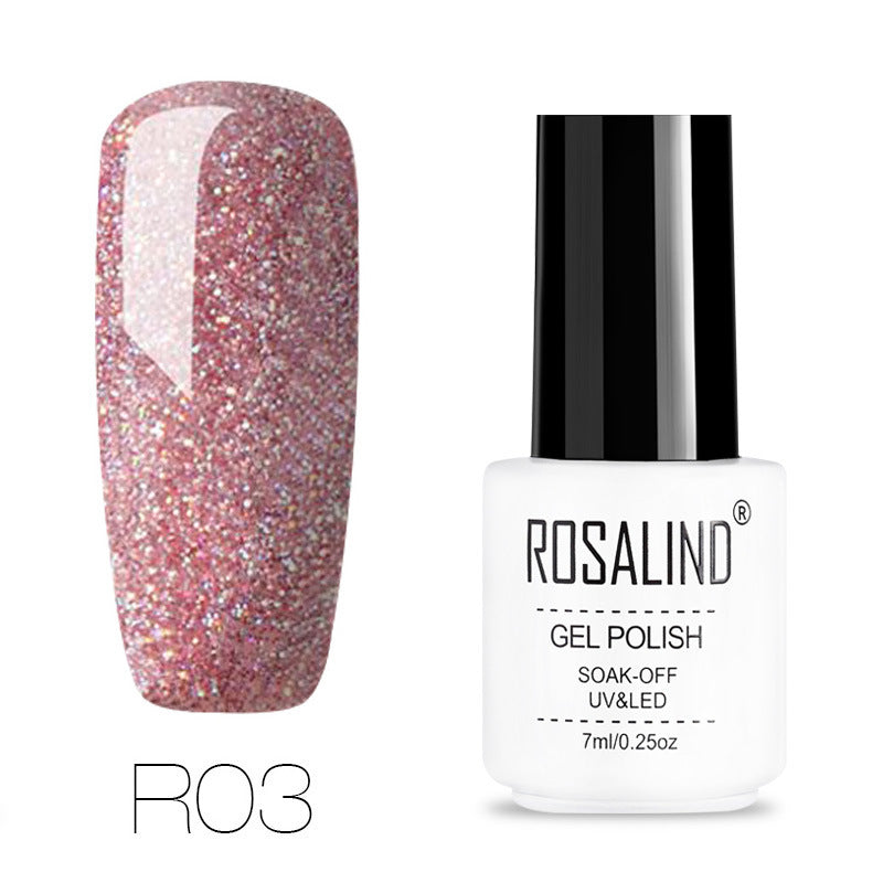 Glittering Stars Sparkly Soak Off Gel Nail Polish-R03-Theone Apparel