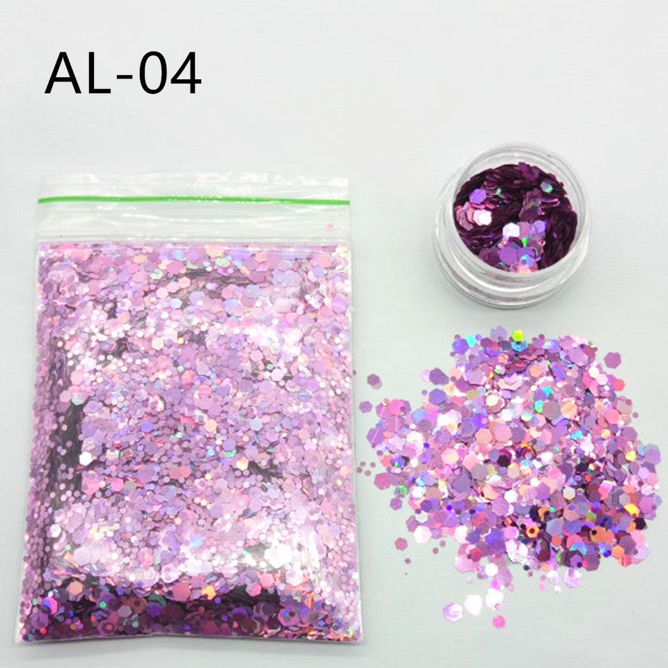 Glittery Sequin Nail Powder for Nail Art and Decoration-Theone Apparel