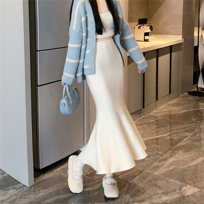 Mid Length A-Line Skirt For Graceful Feminine Style-Theone Apparel