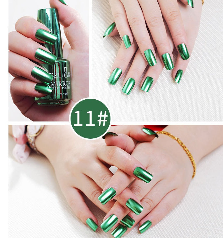 Mirror Finish Nail Polish in Multiple Vibrant Colors-Color 11-Theone Apparel
