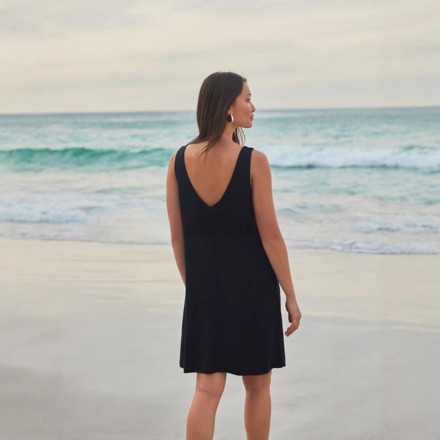 Plus-Size Printed Loose Dress with Breezy Comfort-Theone Apparel