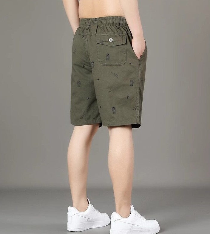 Relaxed Fit Mid-Length Trousers Delivering Laidback Everyday Comfort-Theone Apparel