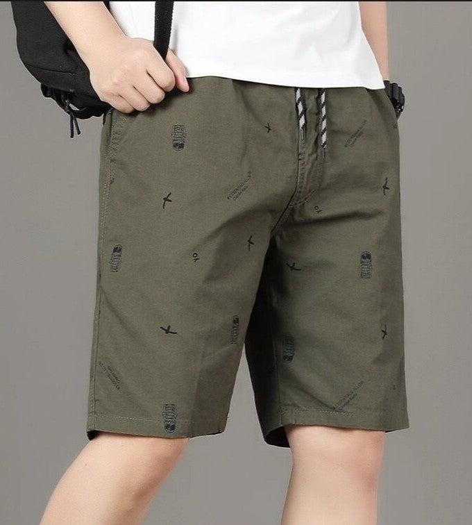 Relaxed Fit Mid-Length Trousers Delivering Laidback Everyday Comfort-Theone Apparel