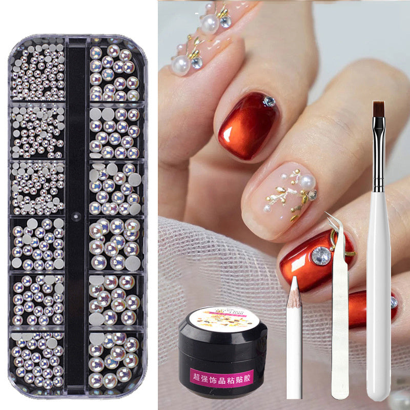 Rhinestone and Metal Nail Adornments for DIY Manicures-G-Theone Apparel