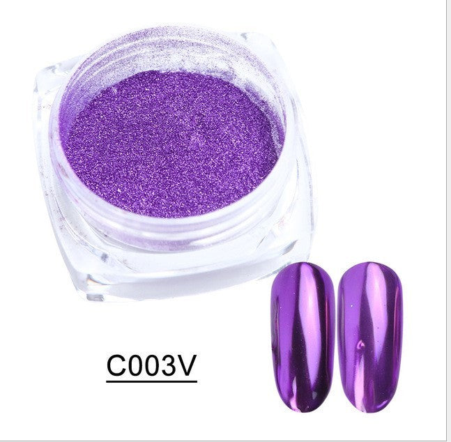 Titanium Mirror Nail Powder Set for False Nails-Magic C003V-Theone Apparel