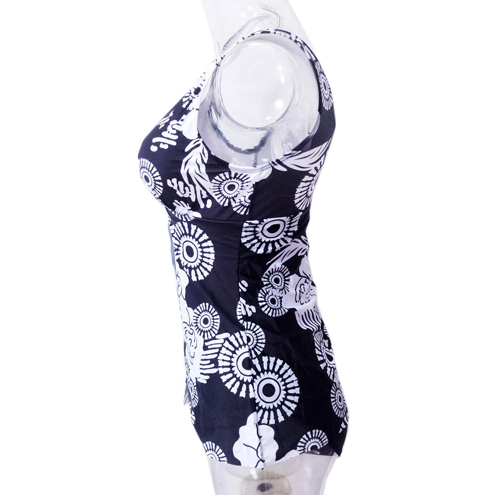 Women's One Piece Swimsuit With Flowy Fabric-Theone Apparel