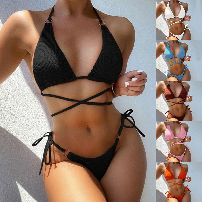 Women’s Split Bikini Swimsuit for Effortless Summer Chic-Theone Apparel