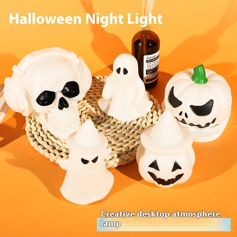 Skull, Pumpkin en Ghost Halloween -thema LED Night Light