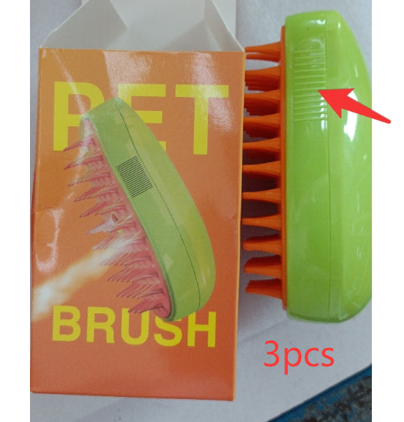 3 In 1 Electric Steam Brush For Grooming And Massage