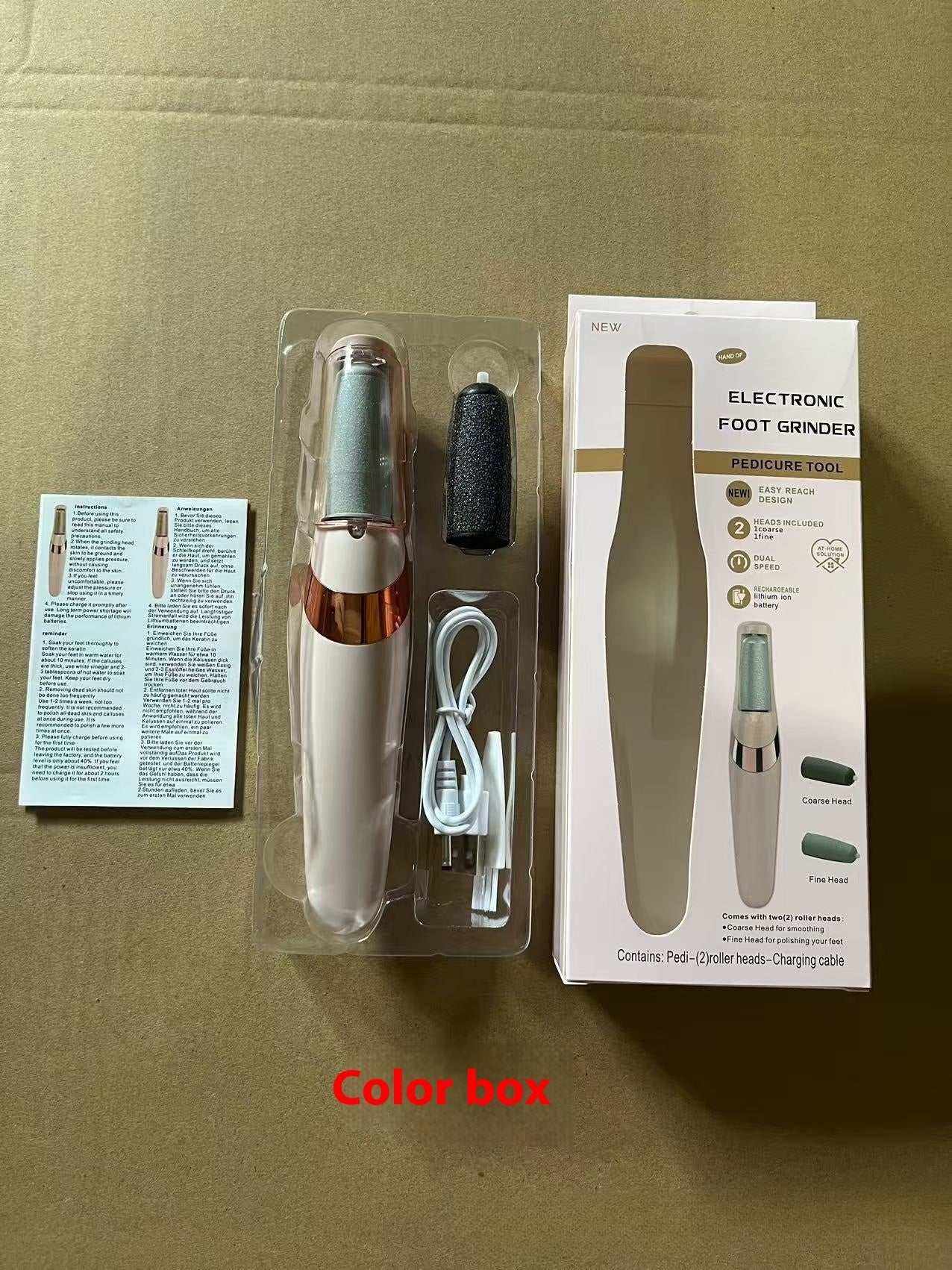 Electric Foot Grinder Foot Peeling Machine Foot Repair Tool