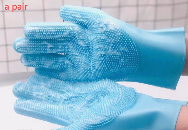 Silicone Grooming Glove Brush For Dogs And Cats