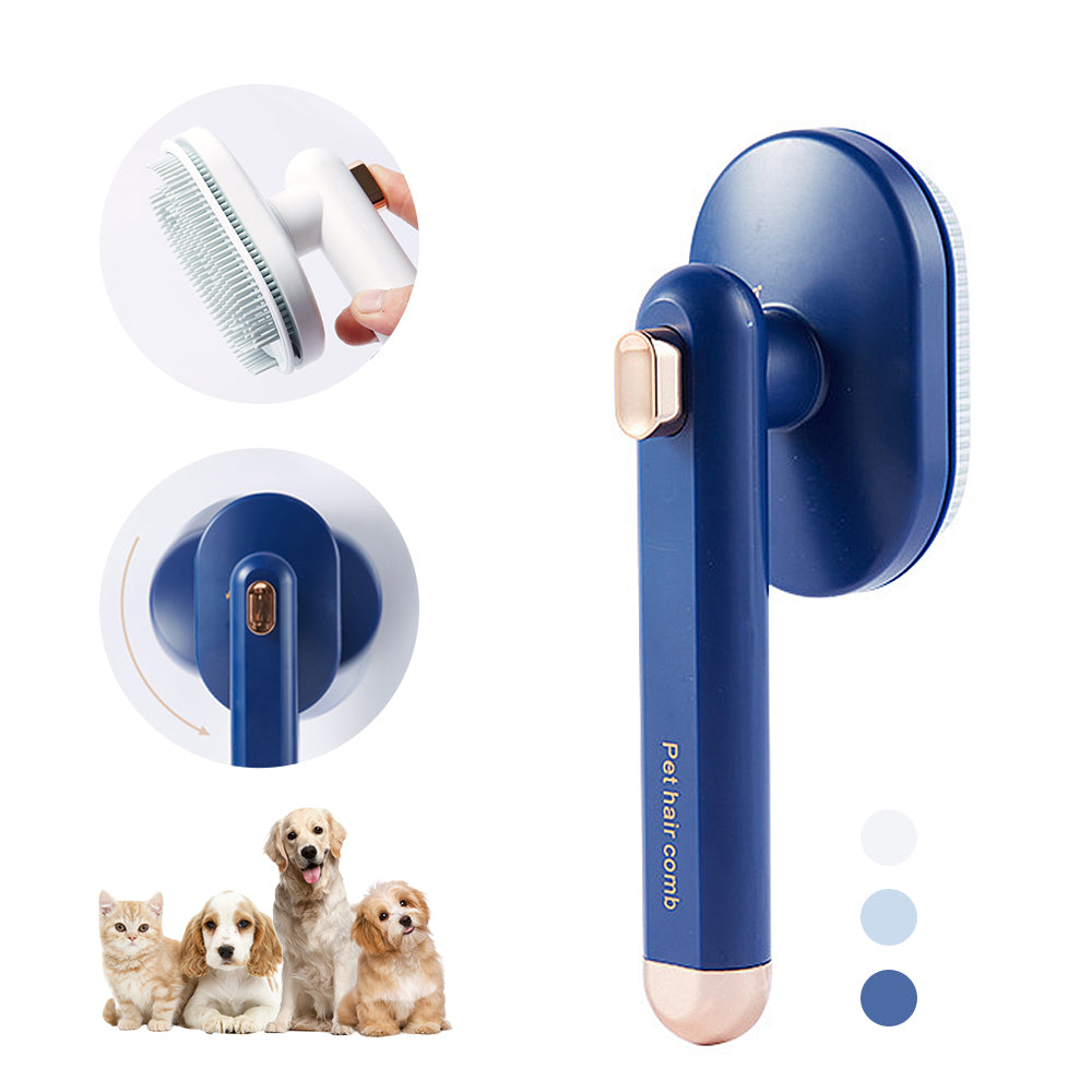 Self Cleaning Pet Comb For Hair Removal And Grooming