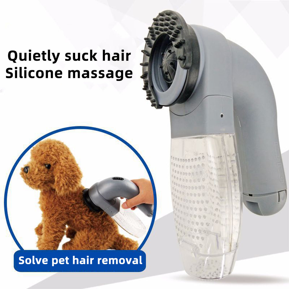 Portable Electric Pet Hair Vacuum Cleaner With Massage Function