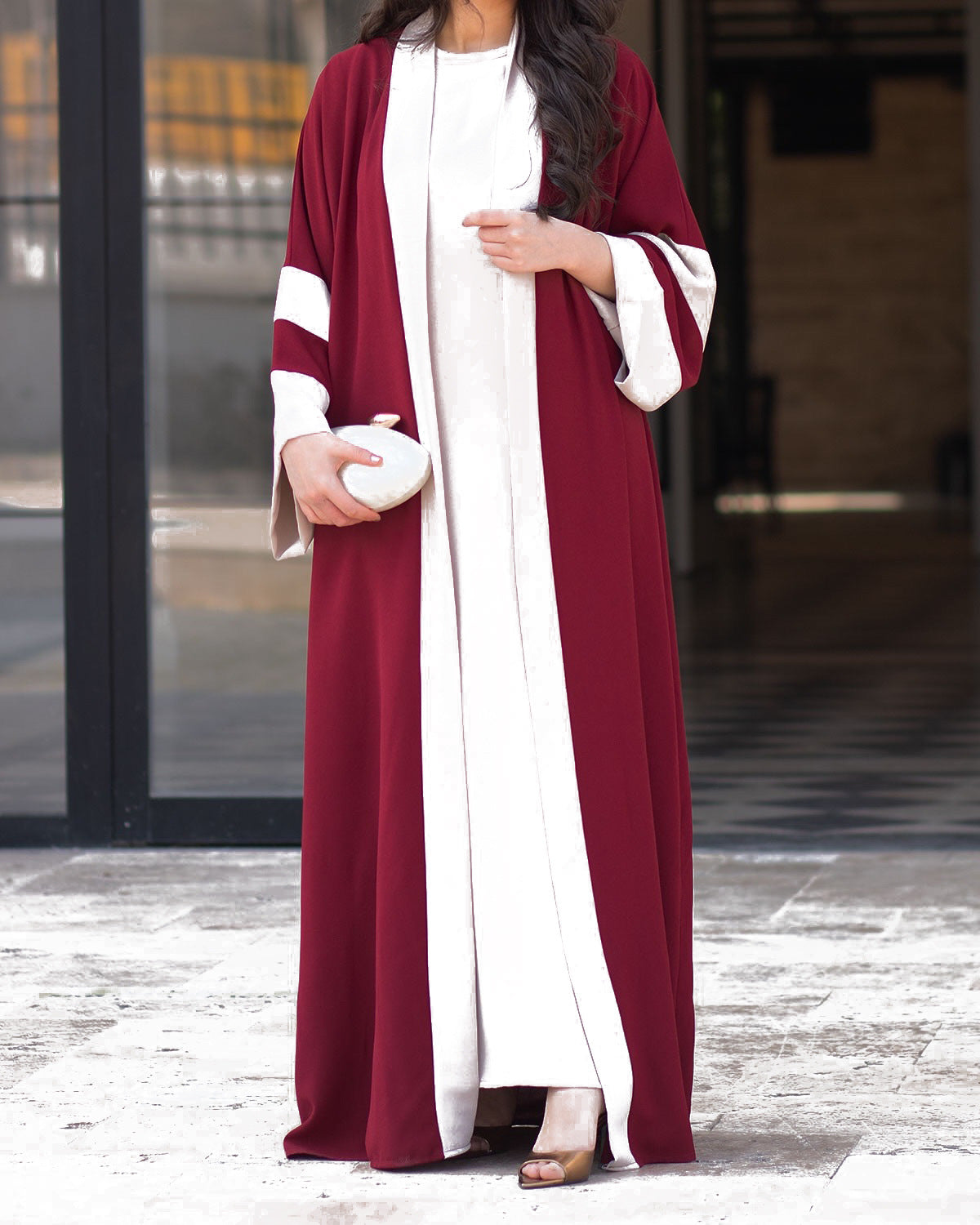 Fashion Color-block Saudi Dubai Jacket