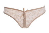 Lacy Low Low Bow Bow Thongs
