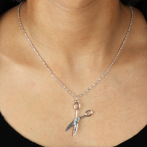 Running with Scissors Necklace