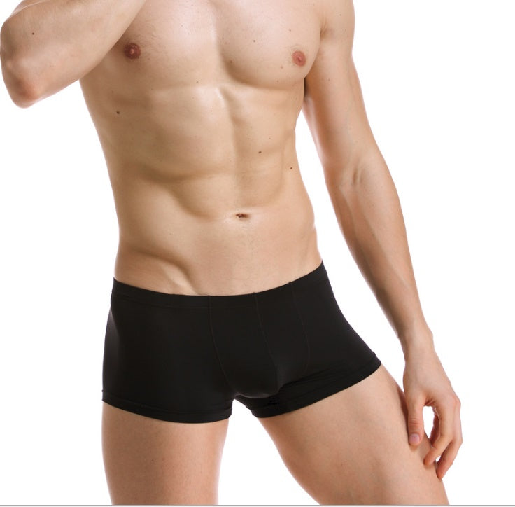 Solid Color Cropped Boxer Briefs