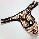 Scaly Geo Print Thong for Men