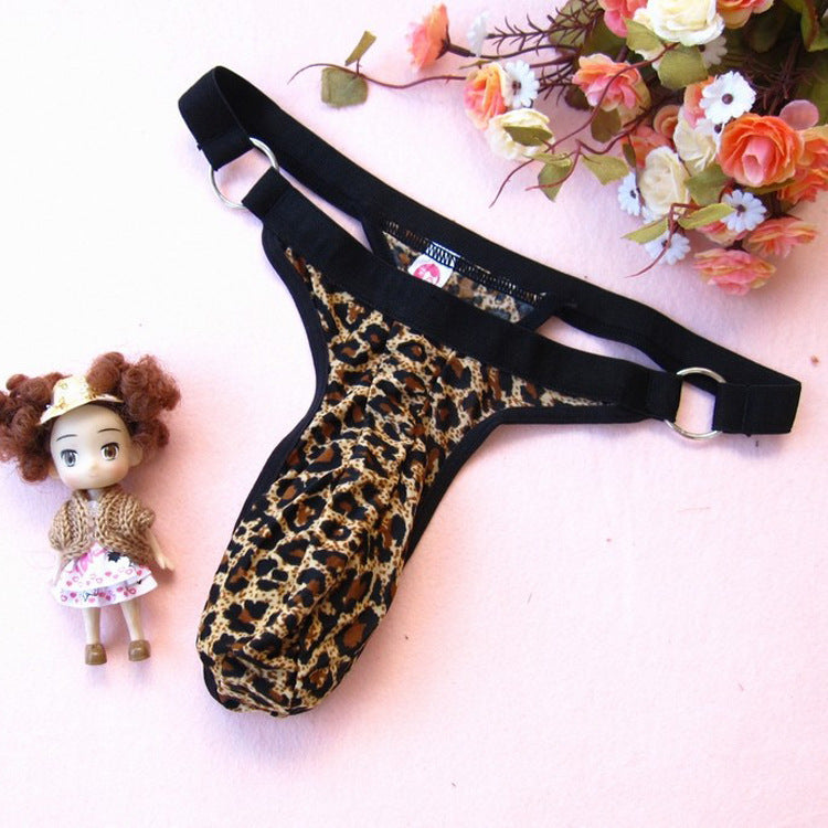 Fun Leopard Print Man Thong