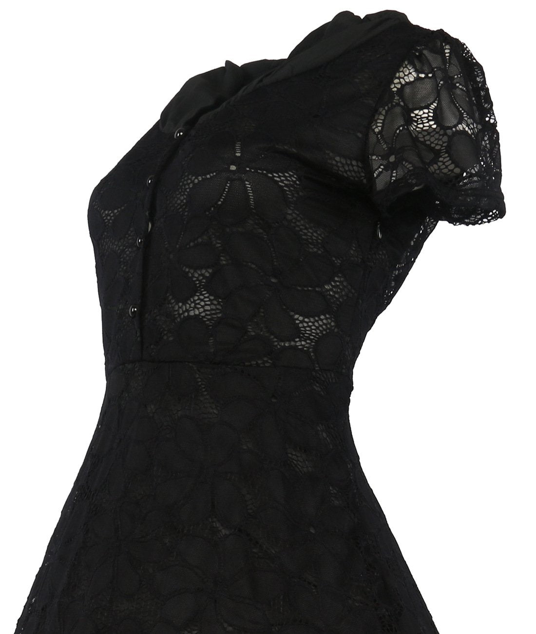 Romantic Lace Little Black Dress