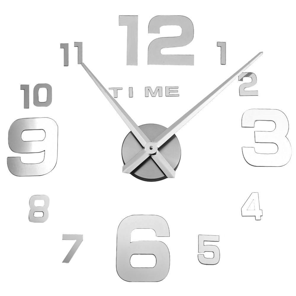 3D Mirror Effect Frameless Wall Clock - THEONE APPAREL