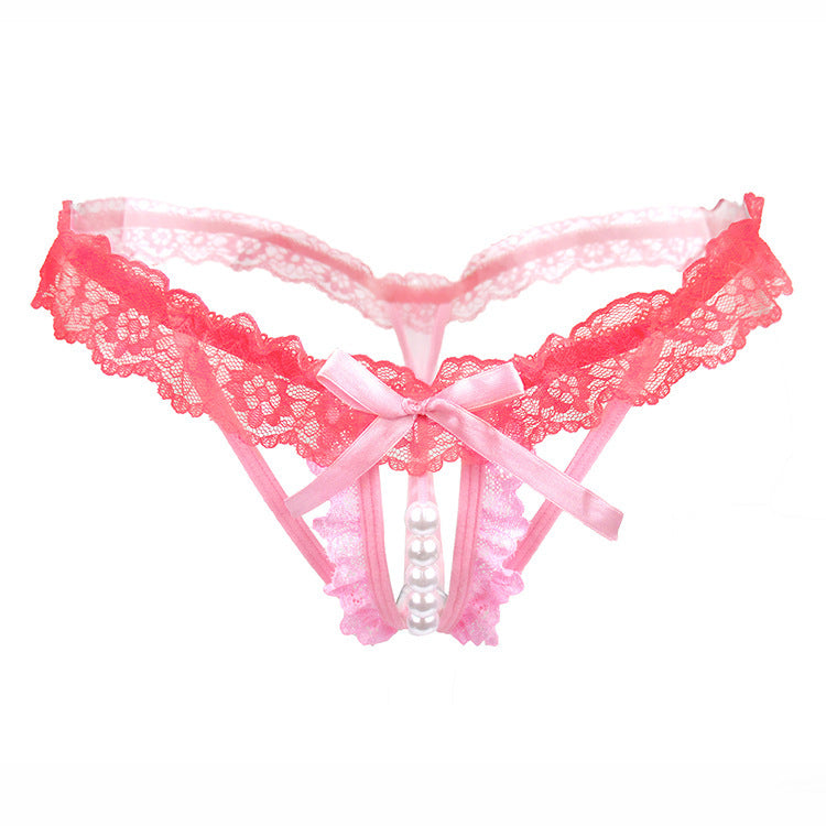 String in pizzo perlette G String